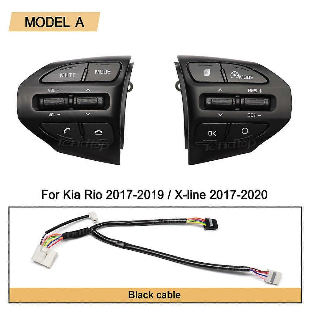 Button Steering Wheel For KIA K2 RIO 2017 2018 2019 2020 RIO 4 X LINE Buttons