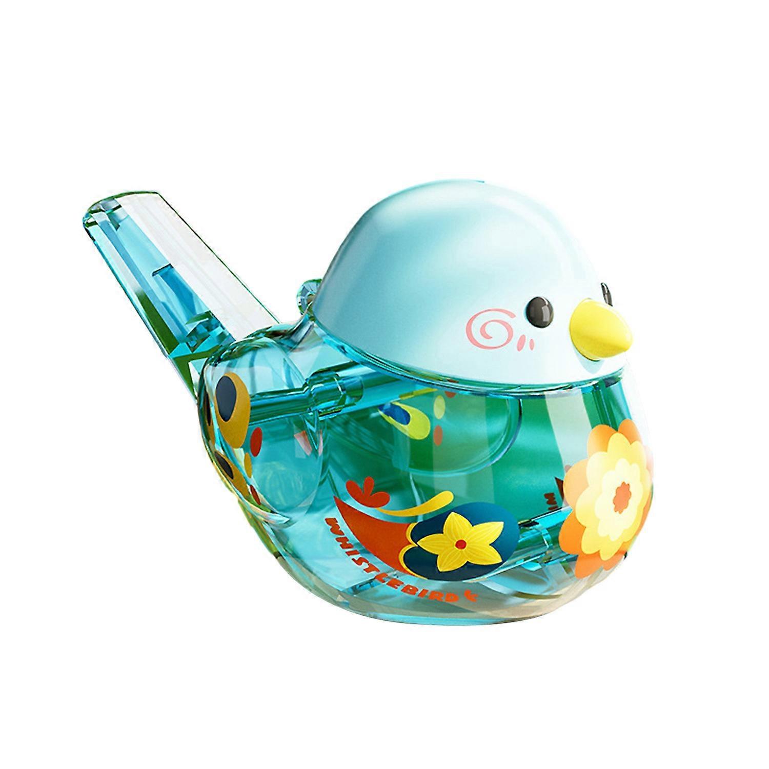 Kids Water Bird Whistle with Lanyard Clear Mouth Muscle Vital Capacity Training Water Fillable