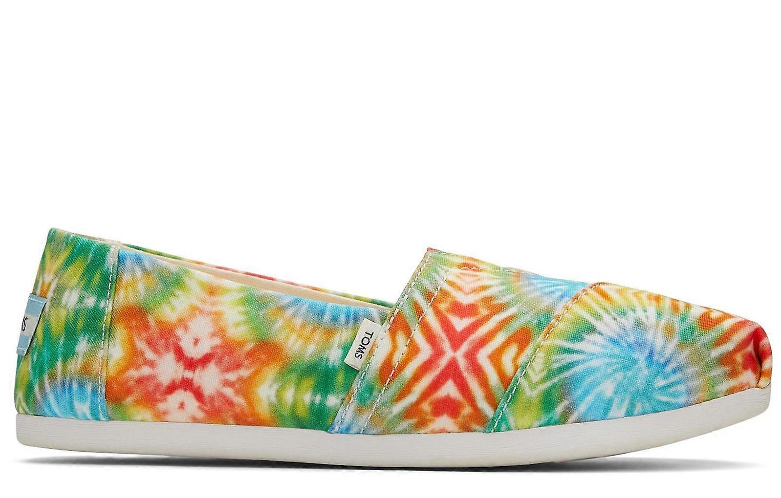 Toms Alpargata Shoes Green/Blue/Red/Multicolour