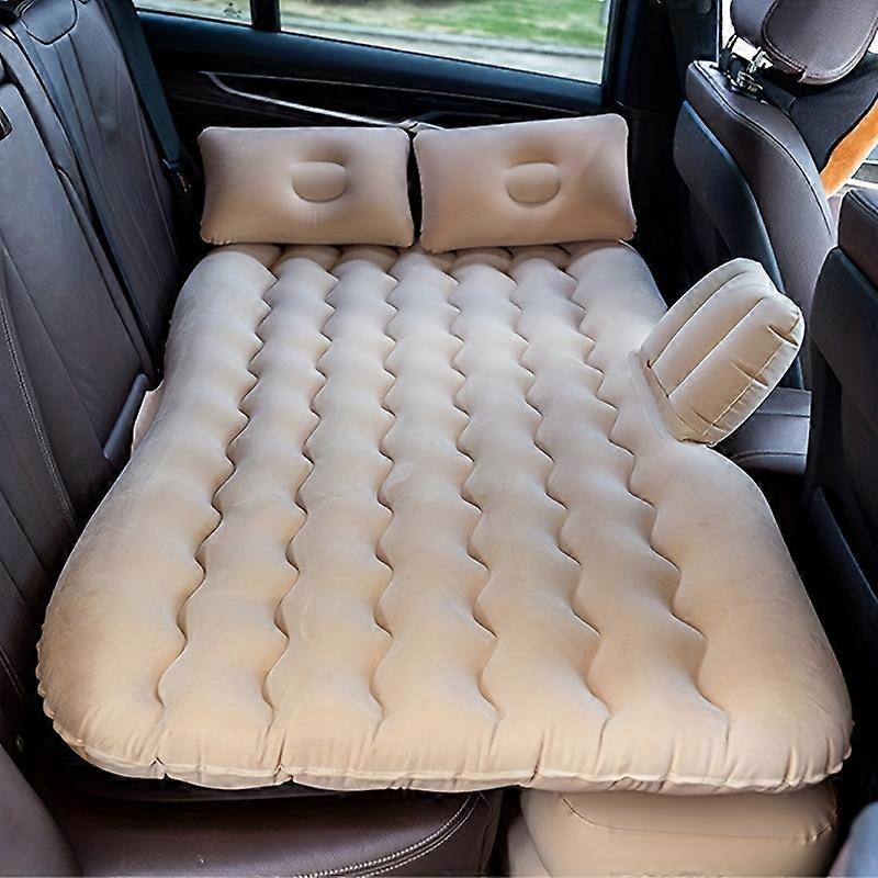 Car Inflatable Bed Car Mattress Convenient Easy To Carry Convenient Fabric Soft And Comfortable Multi-color Optional Flocking Car Inflatable Mattress