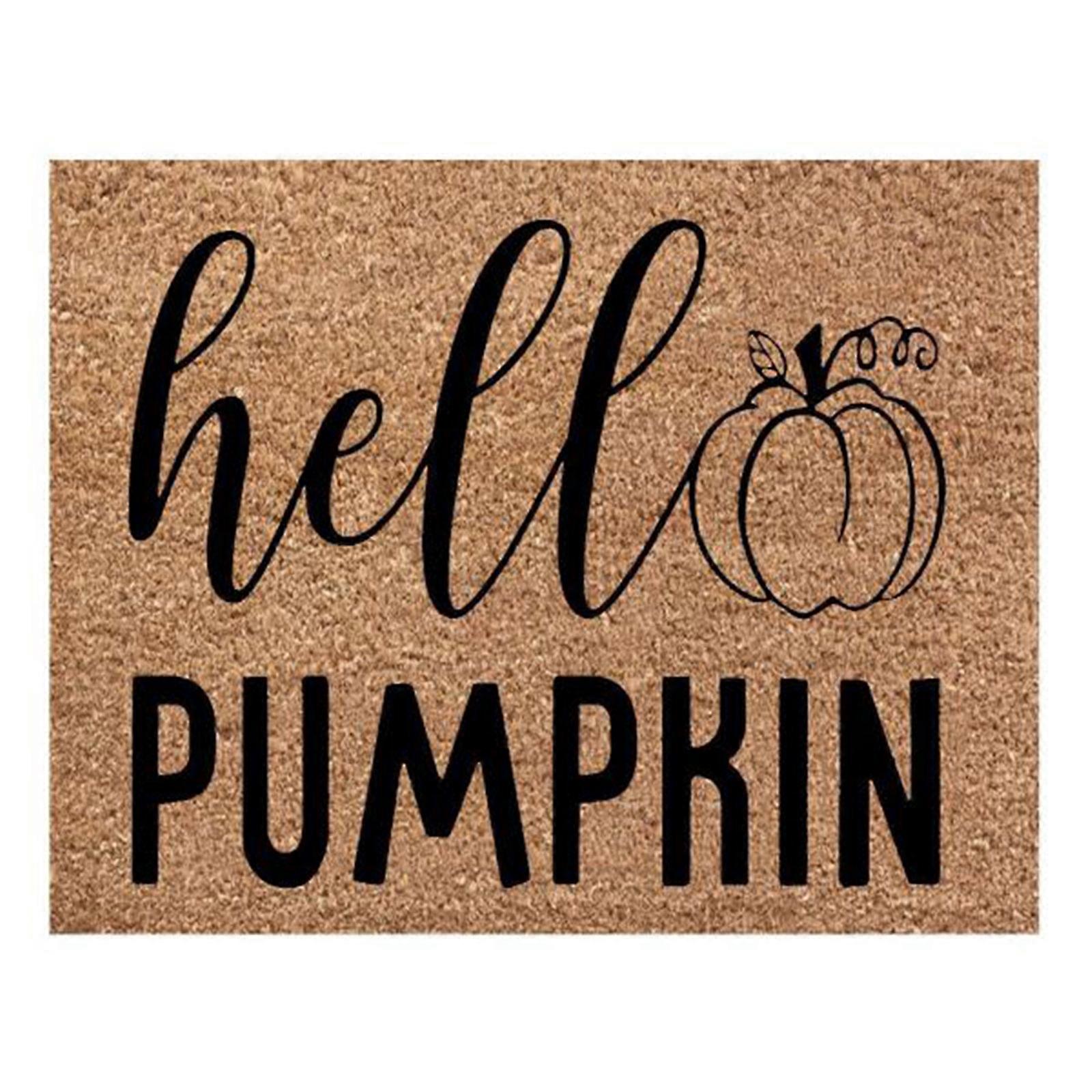 Funny Doormat Hello Pumpkin Multumesc oferind Halloween Doormat