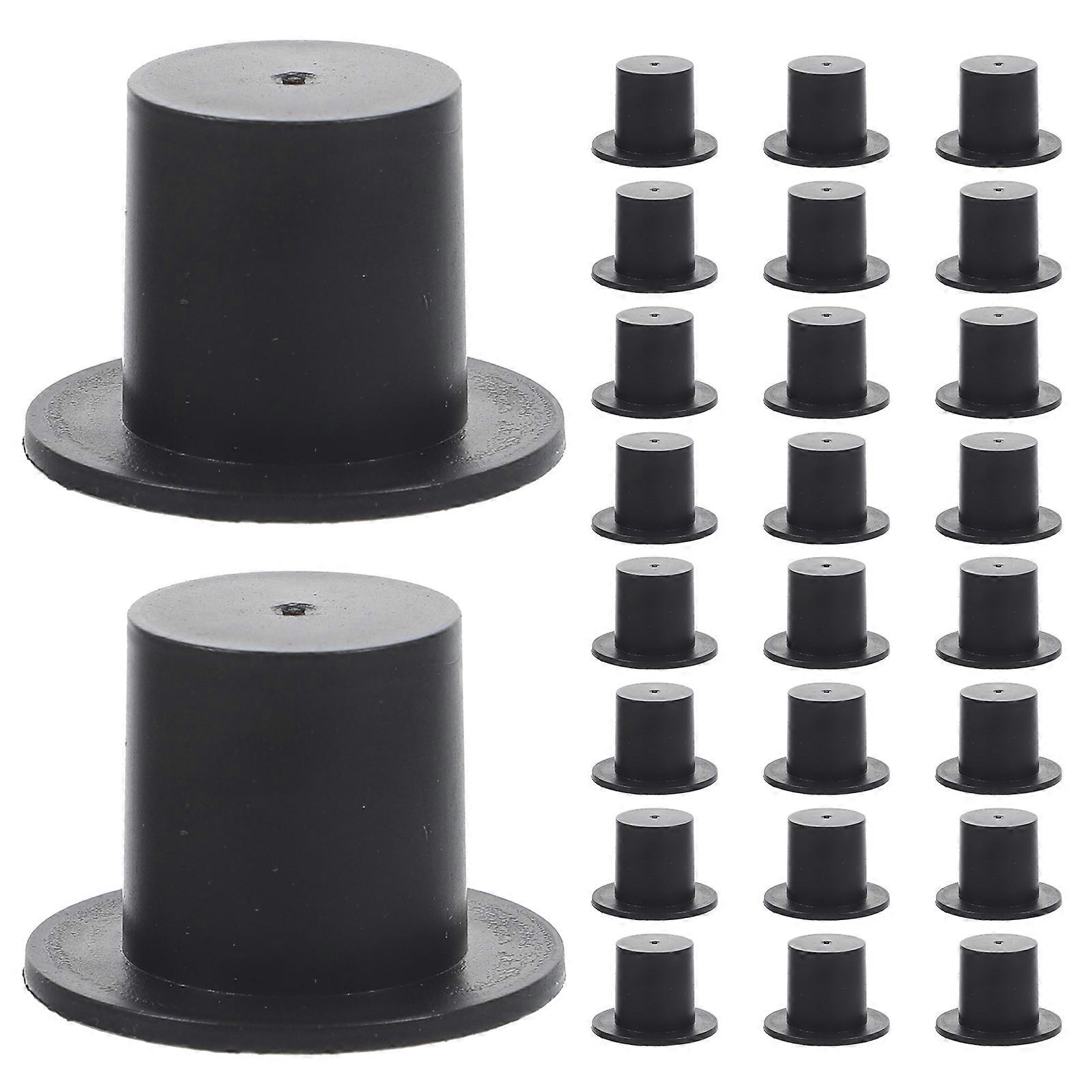 50 قطع عيد الميلاد DIY ديكور ميني القبعات البسيطة ثلج أعلى القبعات حزب اللوازم