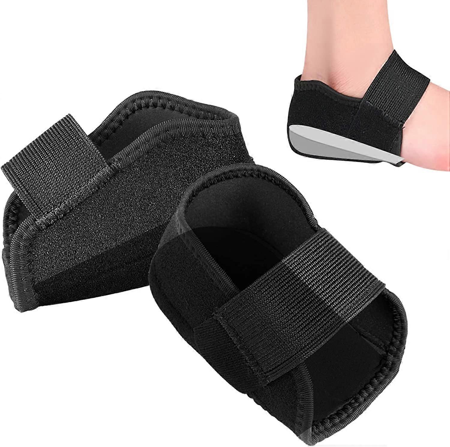 Invisible Heightening Heel Cupswith Velcro to Fix The Heightening Heel Pad, Increase Height 2cm ,L