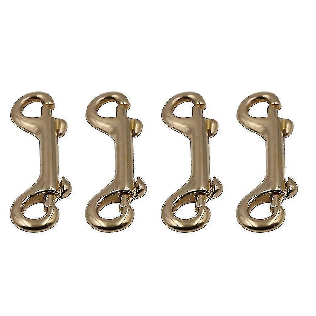 Double Ended Snap Hooks - 4pcs Brass Trigger Snaps For Various Uses 78mm