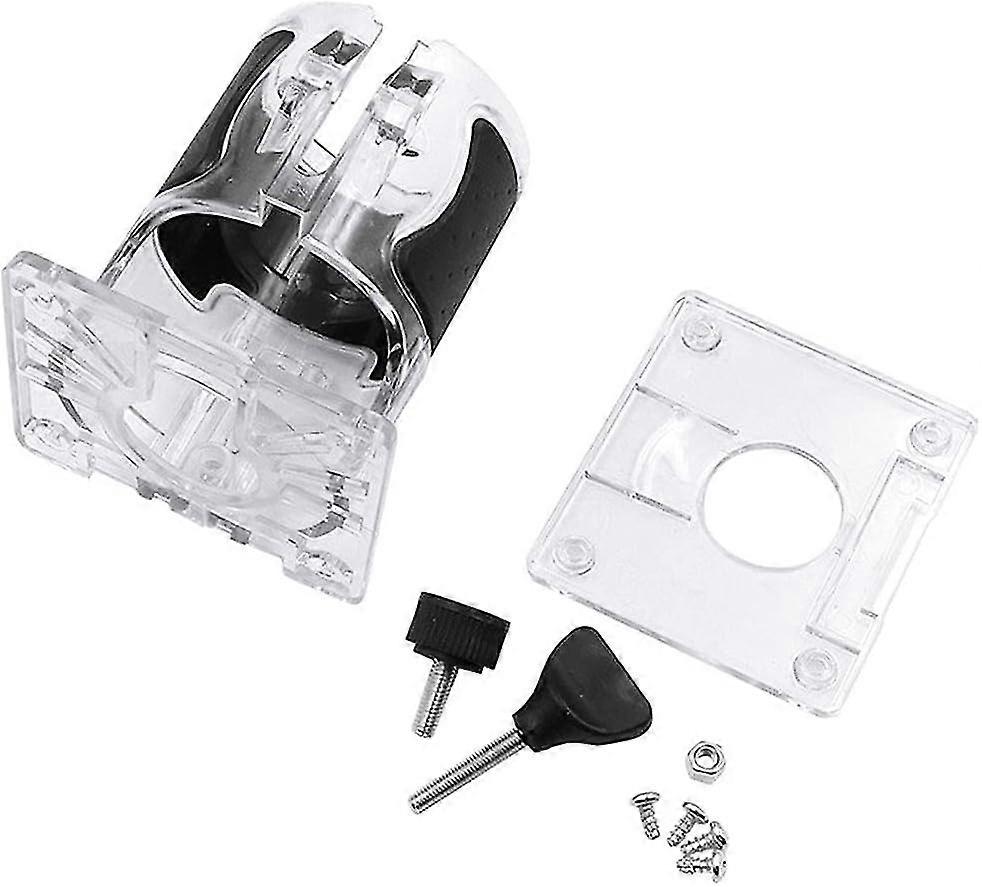 Transparent Cover Plastic Cylinder Design Base Assembly Woodworking Tools