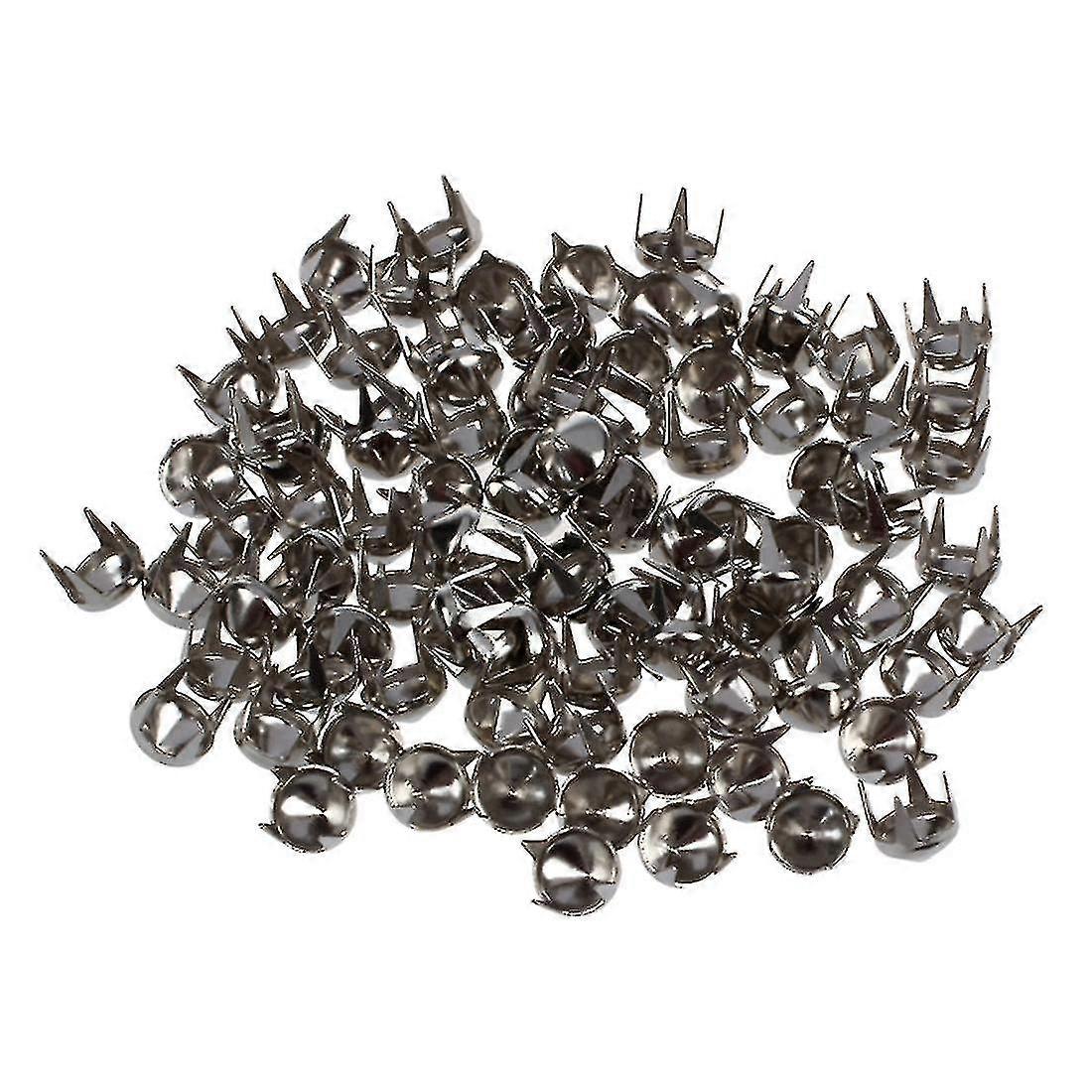 100 Pcs Pyramids Rivets Gothic Punk Rivets Silver