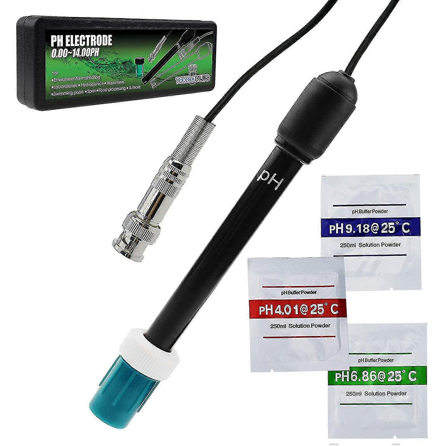 Kryc-ph With Electrode 300cm Long Cable And Bnc Plug For Ph Meter Controller (bnc Ph Electrode)