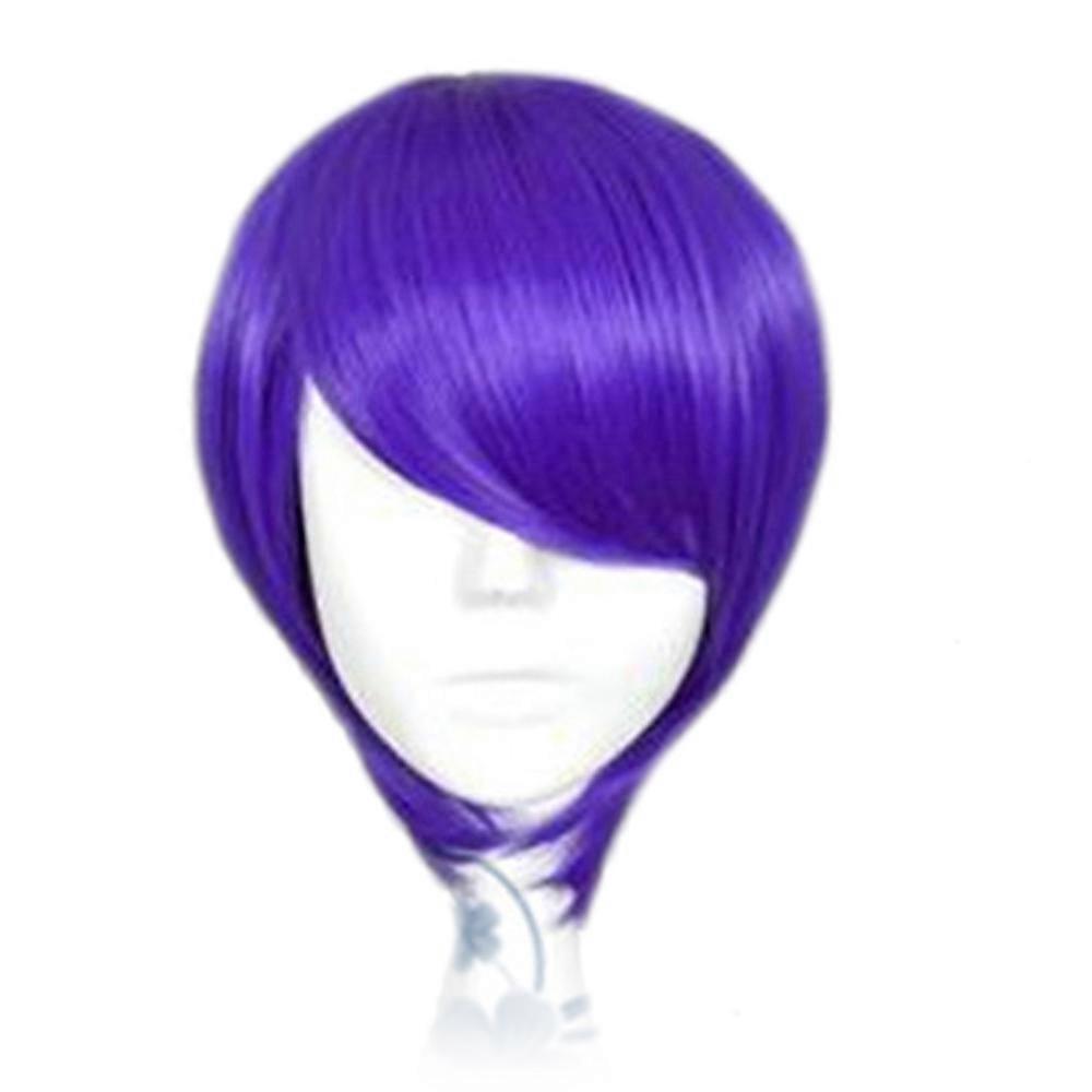 Purple Cosplay Wig Short Hair