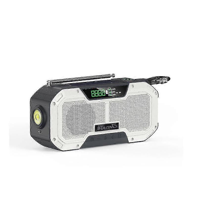 Waterproof Emergency Radio Rechargeable Solar Power Bank Easy To Use And Carry