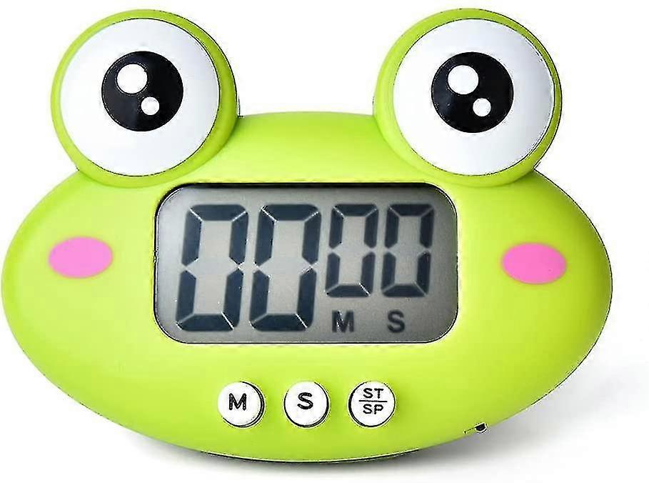 Kitchen Timer, Magnetic Timer, Electronic Kitchen Timer With Lcd Display, Cartoon Frog