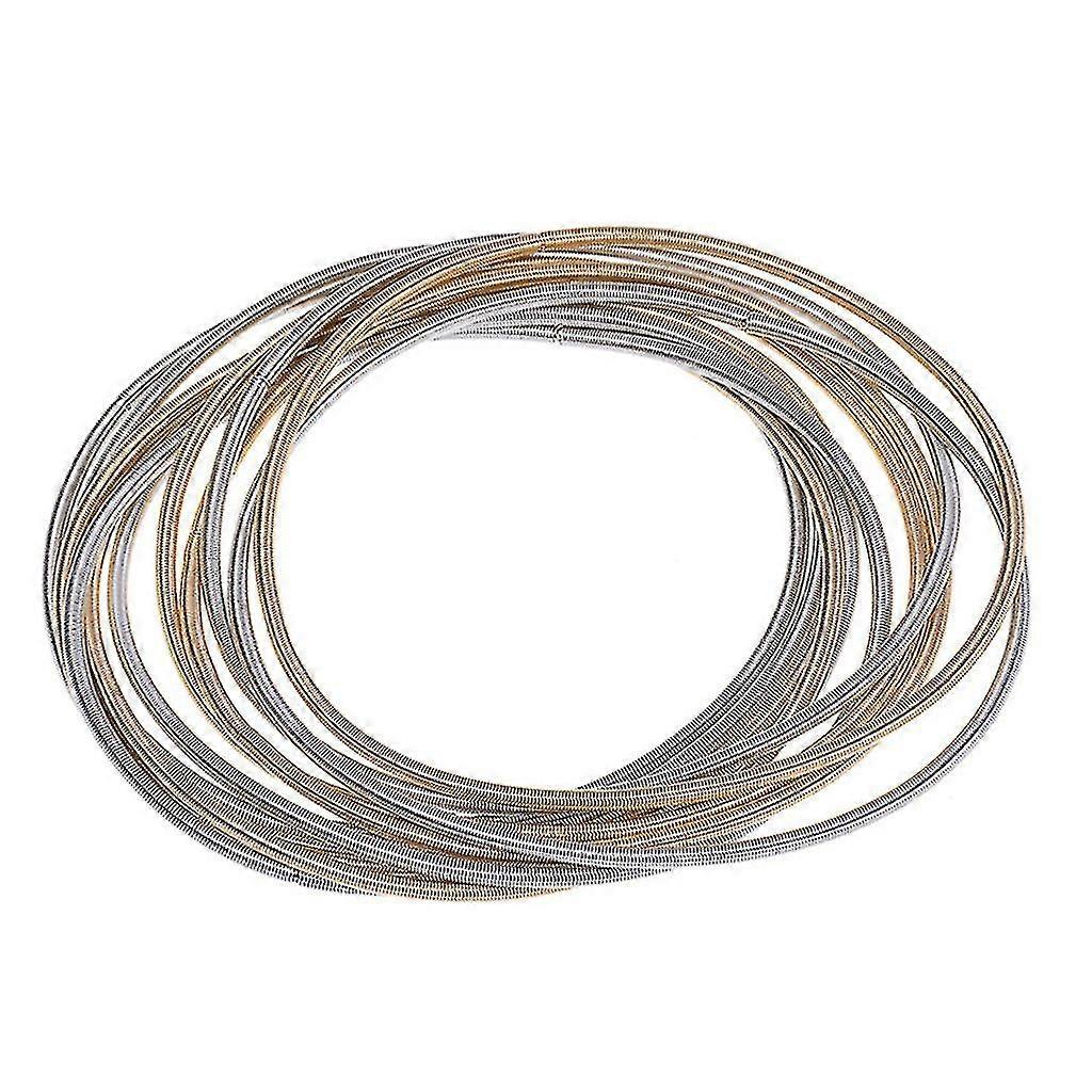 Retractable Carbon Steel Wire Bracelet Stackable Guitar String Spring Bracelet