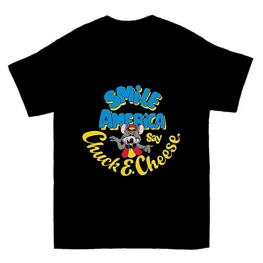 Chuck E Ost Smil Amerika Stil T-shirt