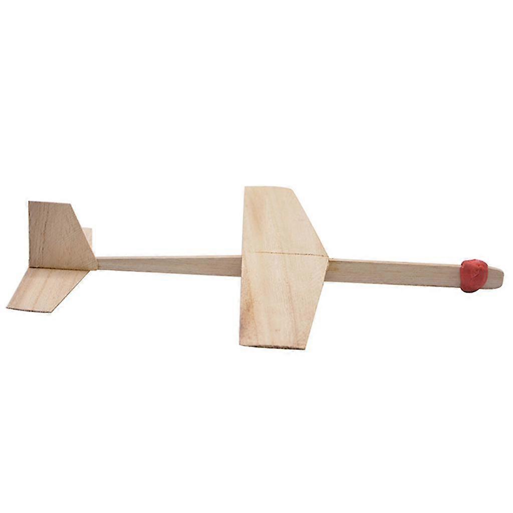 Wooden Throwing Plane Model Physics Educational Toy