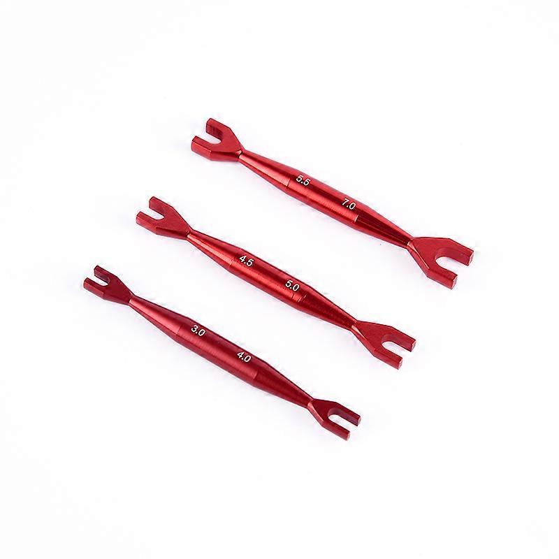 3pcs Wrench 3-4mm 4.5-5mm 5.5-7mm Double End Universal Spanner Open End Wrenches For Rc Crawler Car HSP Traxxas Axial SCX10