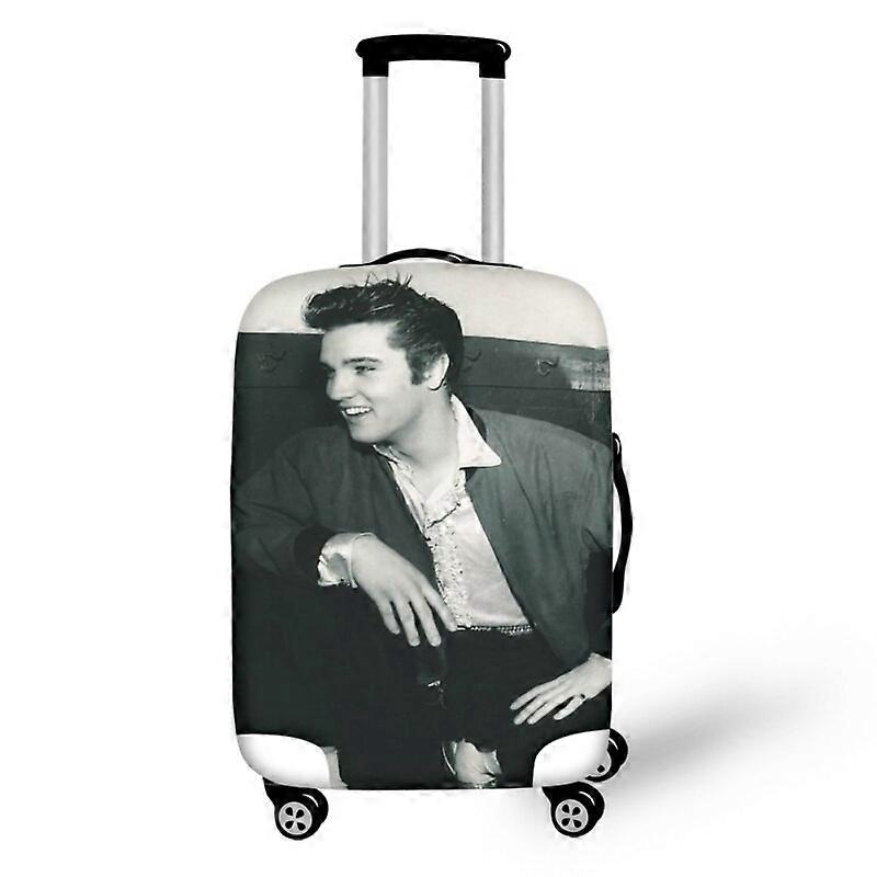 Elvis Presley Print Zavazadla Ochranné protiprachové kryty Elastický 18-32palcový obal na kufr Cestovní příslušenství