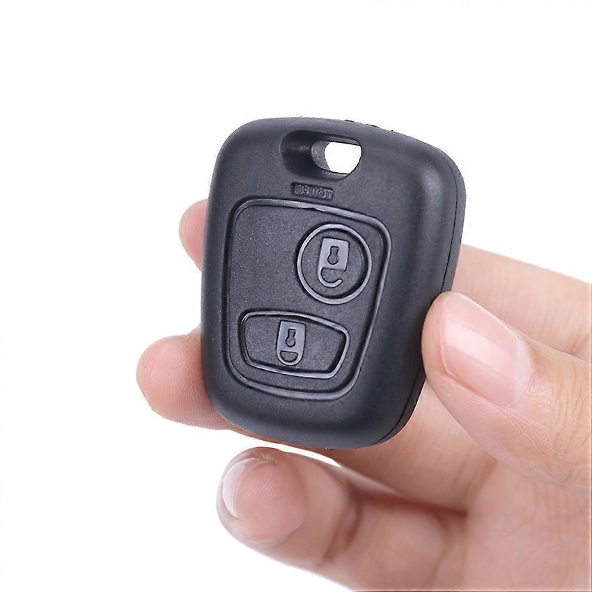 2 Buttons Remote Car Key Shell Key Case Cover 2 Micro Switches Fit For Peugeot 106 206 306 Replacement Shell Cover