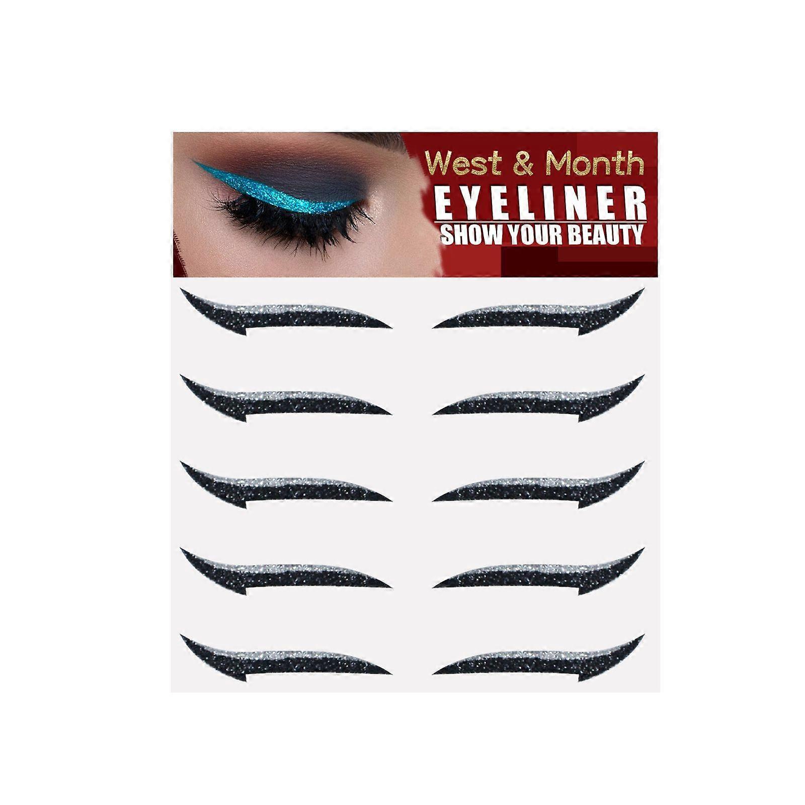 Five Pairs Of Self-adhesive Eye Makeup Stickers Stage Makeup Party Double Eyelid Stickers