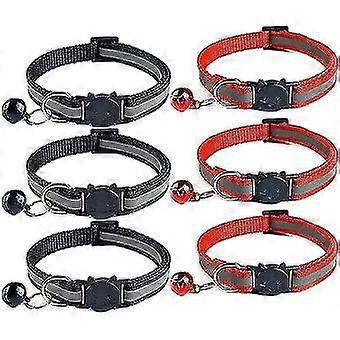 Cat Collar Anti Strangulation Adjustable Reflective With Bell BuckleWell.
