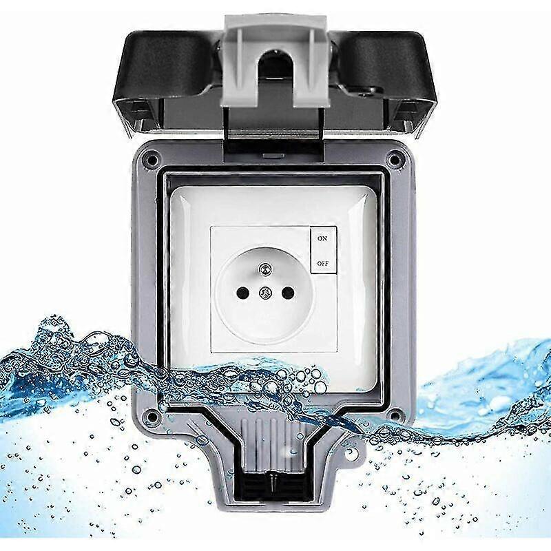 Outdoor Waterproof Socket Ip66 Outdoor Waterproof 16a (with Switch)