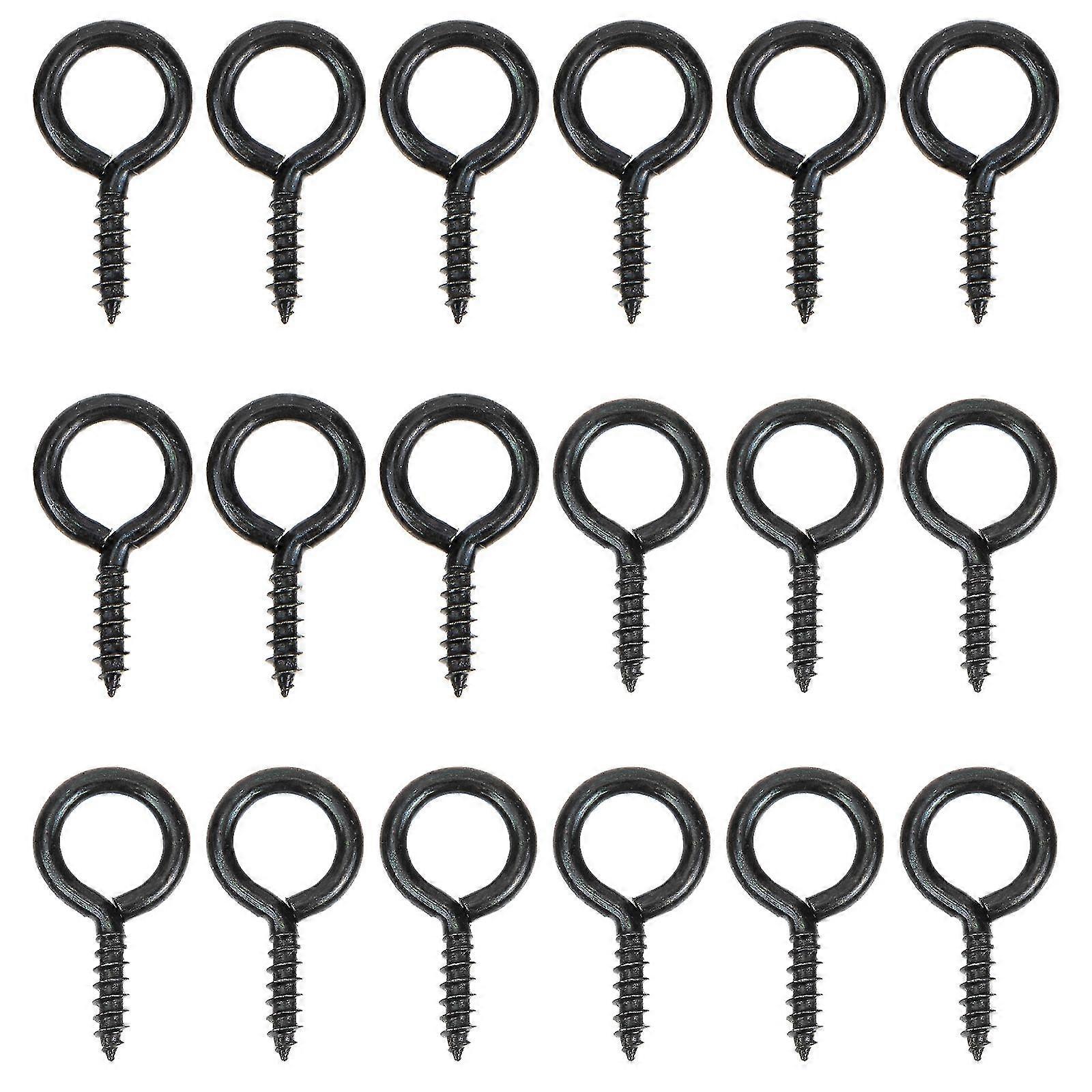 30 Pcs Duty S Hooks Metal Screw Hooks Eye Hook Screw Eyelet Hooks Duty Screw
