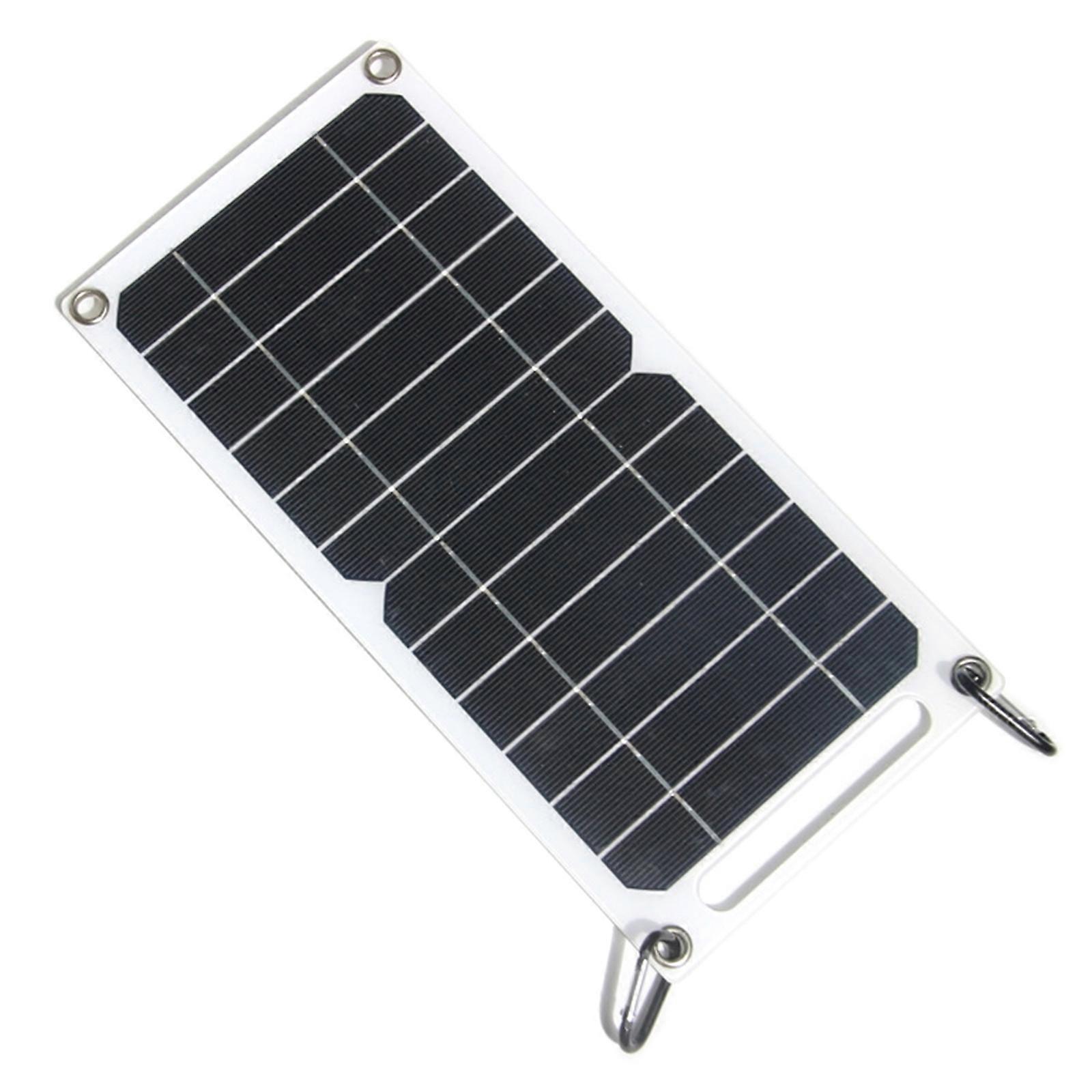 10W Solar Panel 5V Monocrystalline Silicon Solar Cell DIY Cable Waterproof
