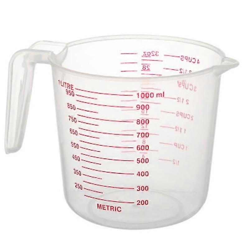 1000Ml Measuring Cup Baking Tool Kitchen Tool High Quality Plastic Measuring Cup Tool Cup with Scal