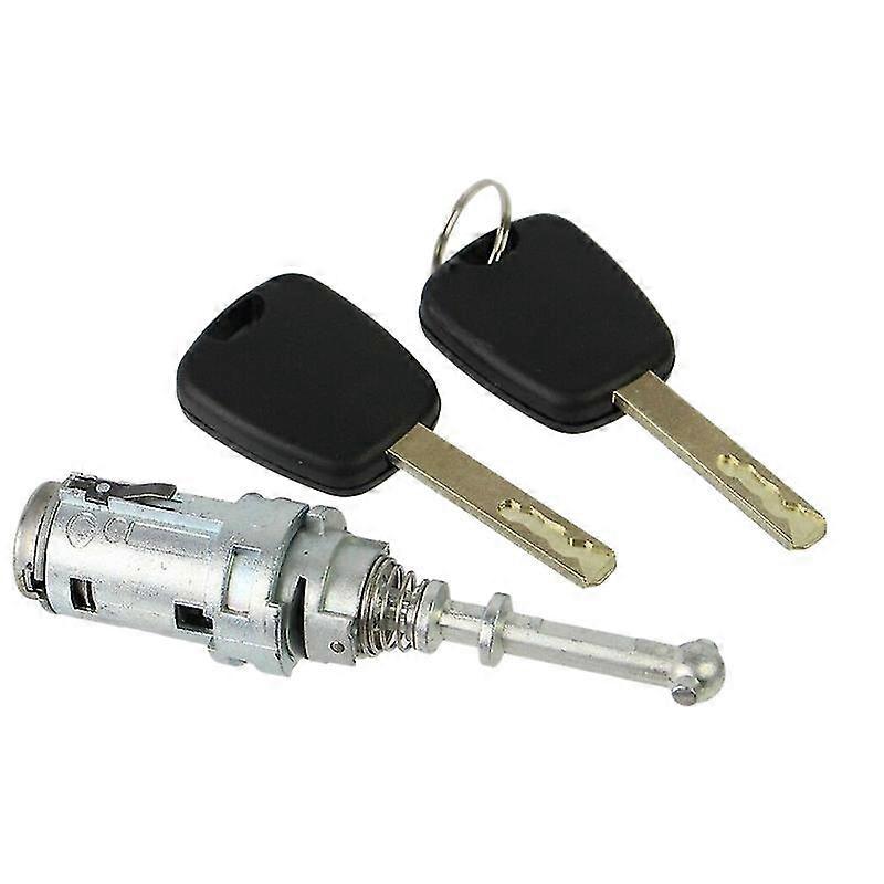 Citroen C2 C3 2002-2010 Left Front Door Lock Barrel with 2 Keys
