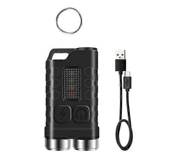 Light ，Small Keychain Light High Brightness Powerful LED Work Light for Camping