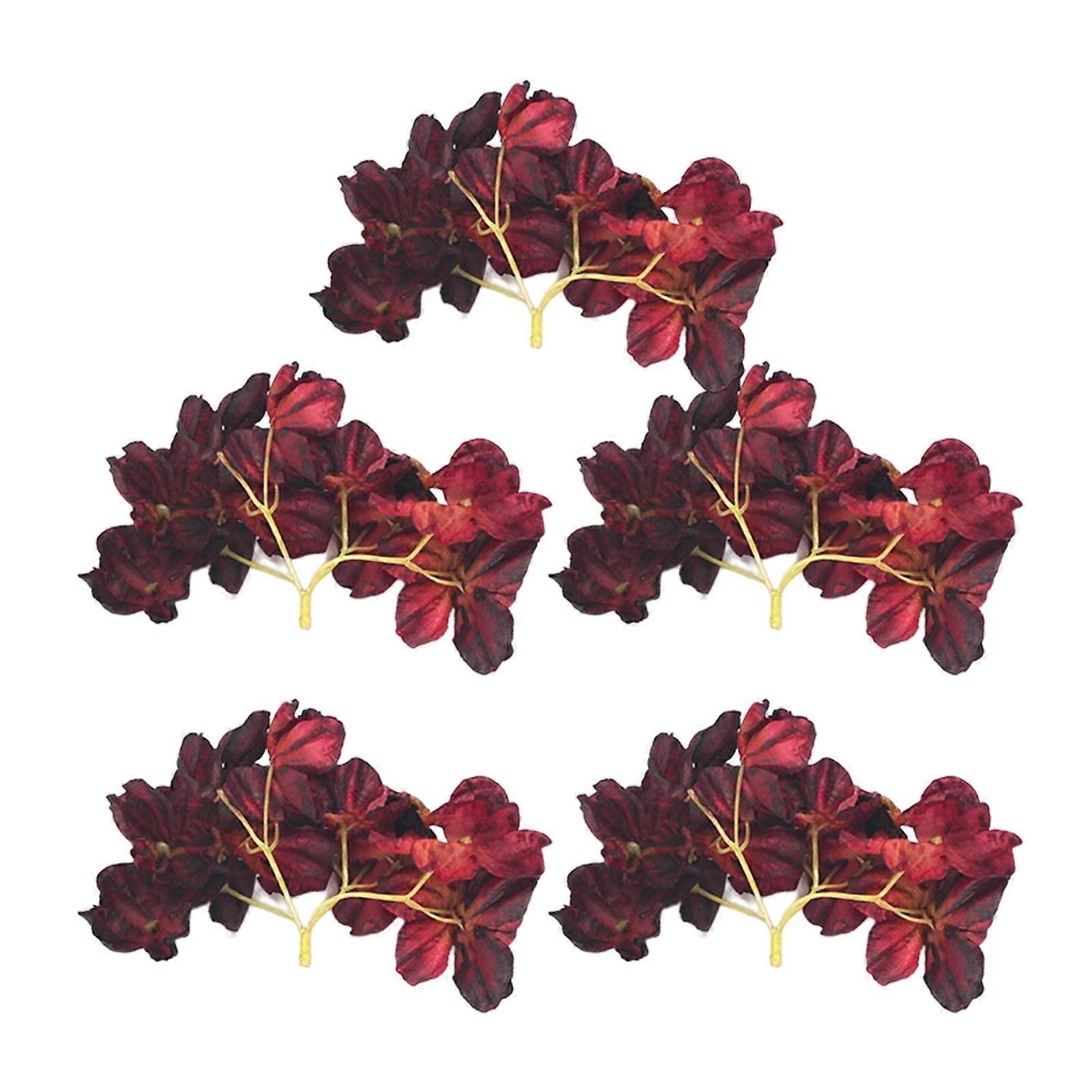 MengXi 5Pcs סימולציה Hydrangea DIY מציאותי כיסוי ראש חם corsage מזויף ראש פרח צילום אביזר