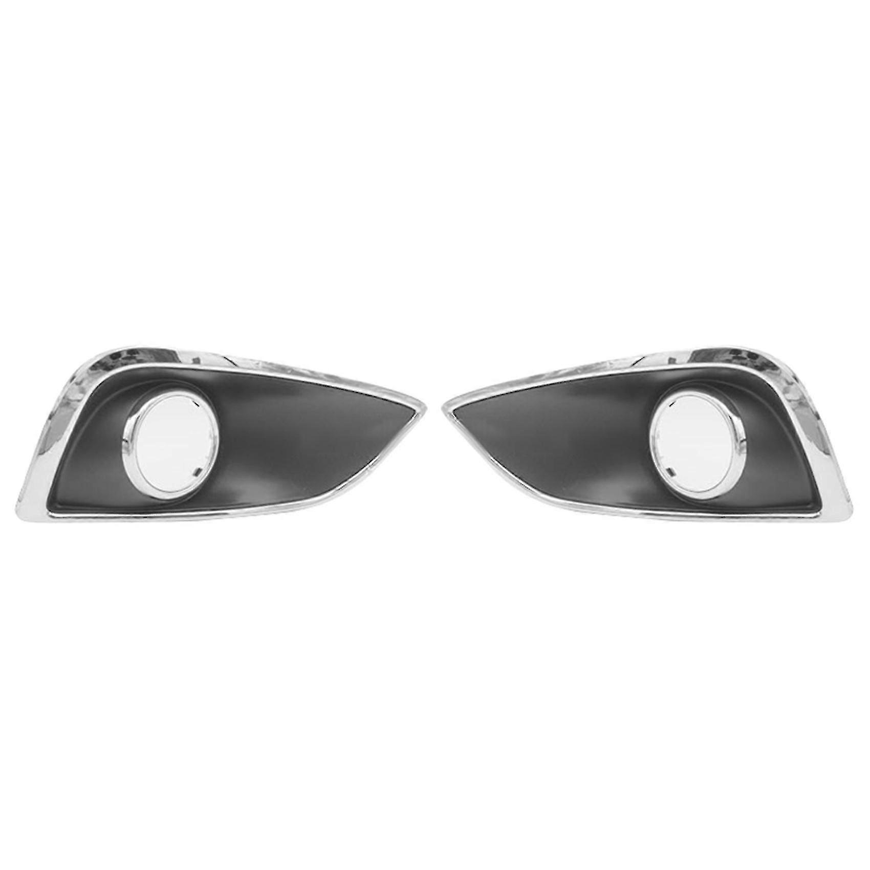 1pair Front Fog Lamp Bonnets Cover Fog Light Cover Shell For Ix35 2009 2010 2011 2012