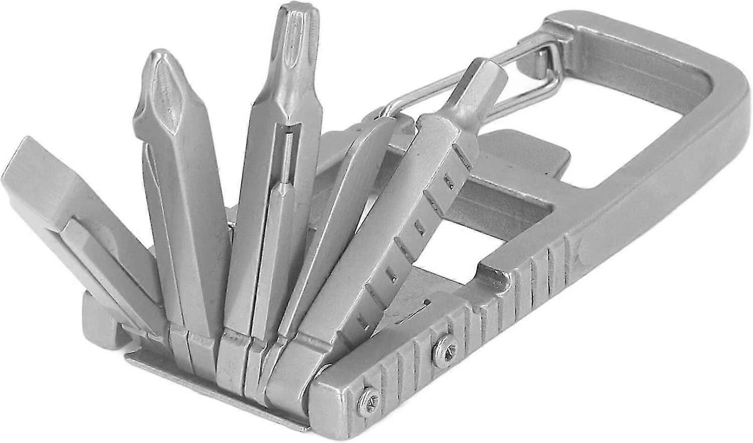 Keychain Multitool 12 In 1 Folding Stainless Steel Multi Tool Outdoor ...