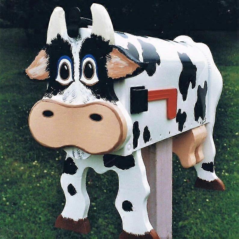 Miman Unique Horse Mailbox Rural Style Mailbox-Cow mailbox
