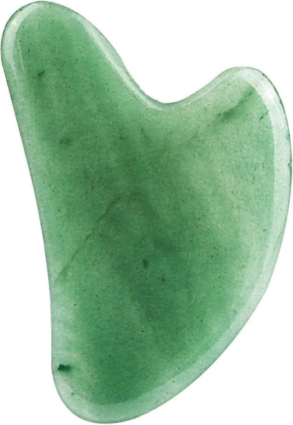 Large Gua Sha Heart By - Natural Jade Stone For Face To Lift, Decrease Puffiness And Tighten