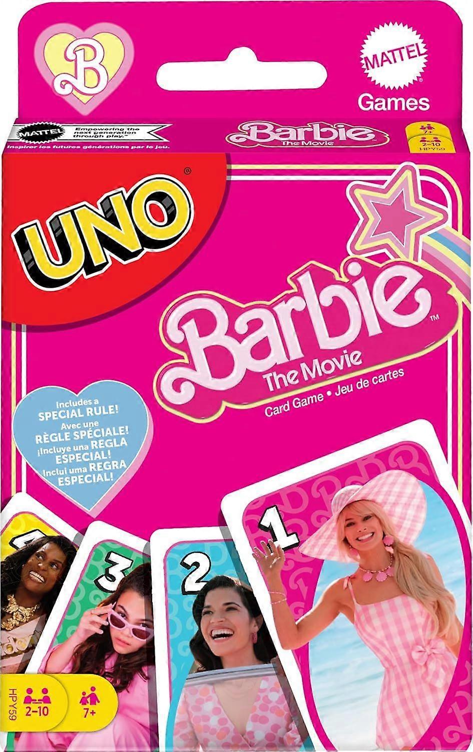 Uno - Barbie Card Game Kids Toy