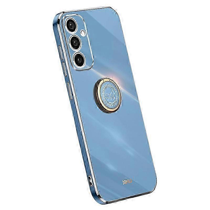For Samsung Galaxy A15 4G/A15 5G Case Soft TPU Electroplated Kickstand Protective Cover