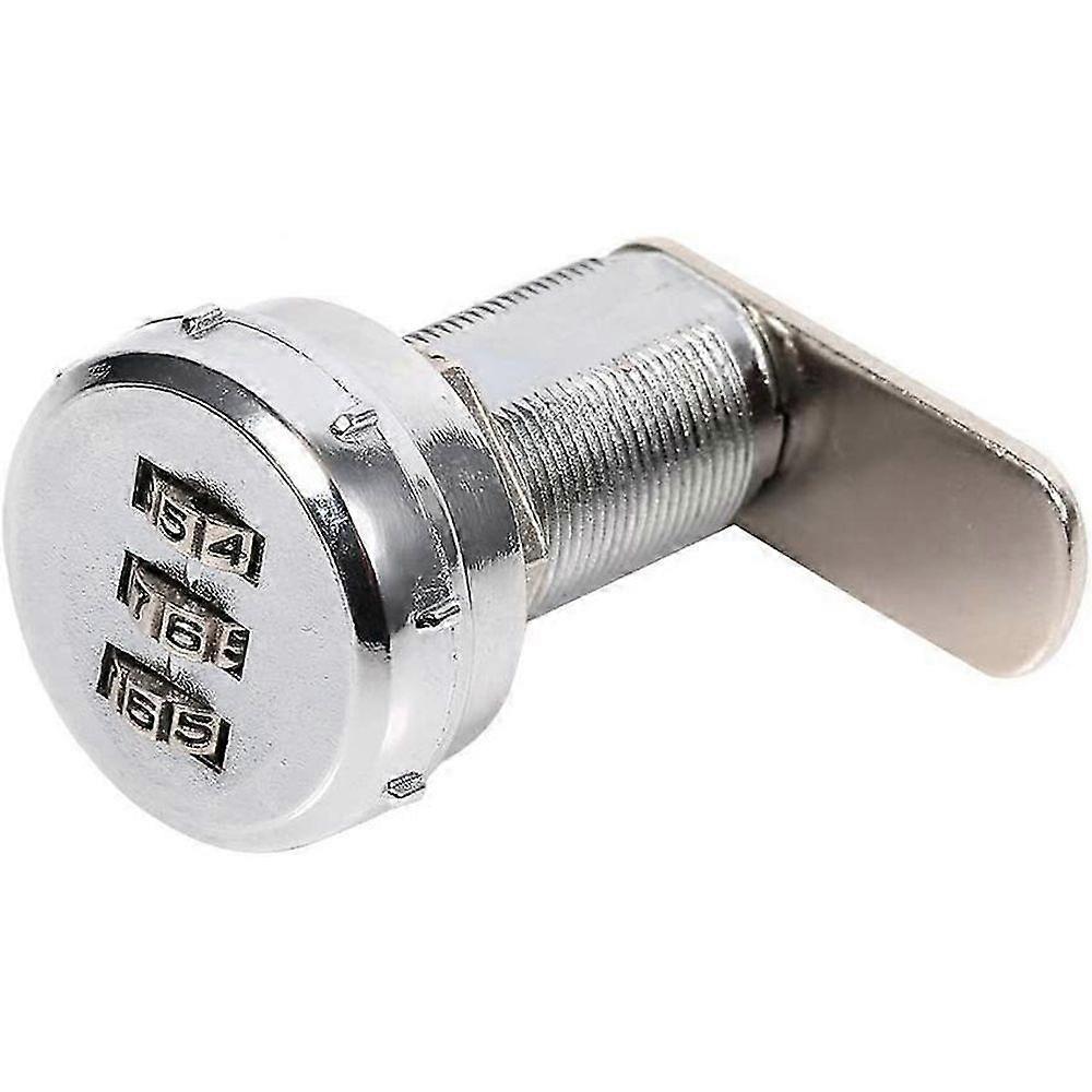 Mechanical Password Lock of 3 Digital Code for Closet Cabinet Zinc Alloy