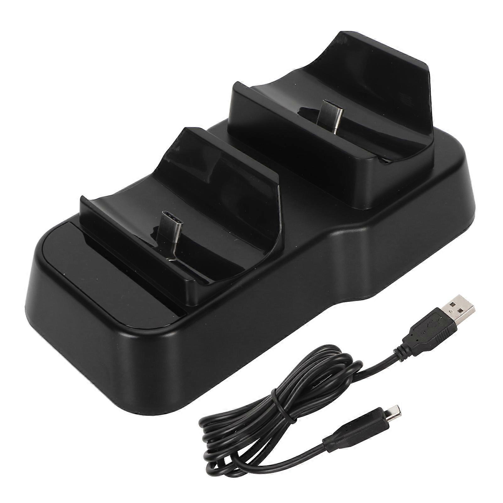 for PS5 Controller Charging Station Fast Charging AC Adapter Dual Charging Station Dock with LED Indicator