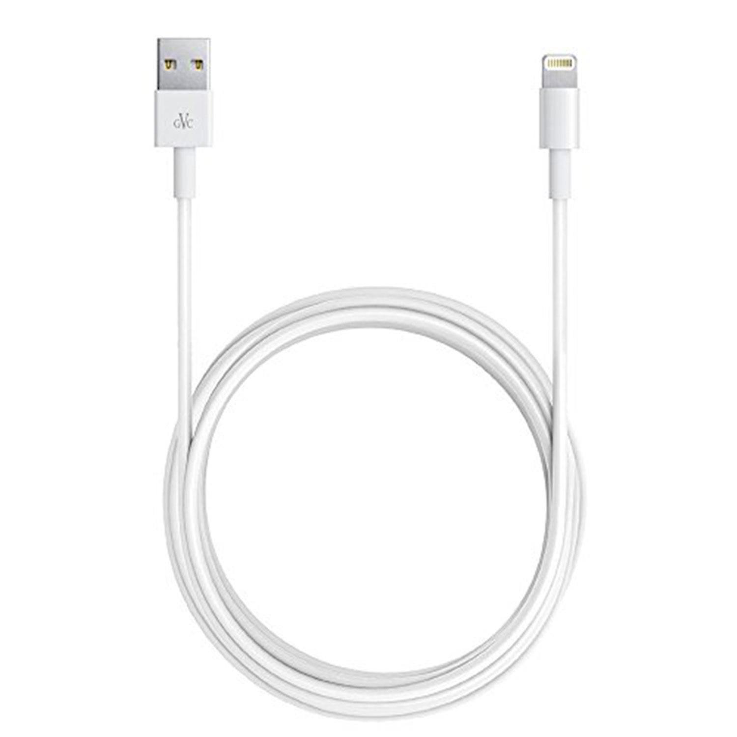 GVC USB to 8-pin Cable, For Phone & Pad, Charging & Syncing, 1m - White
