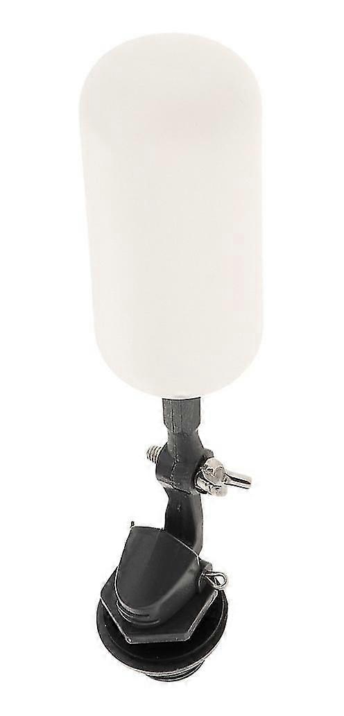 Mini Aquarium Float Valve,1/2 Inch Connection Miniature Ball Float Valve Plastic Small Float Valve Automatic Water Refill Valve(black+white)(1pc