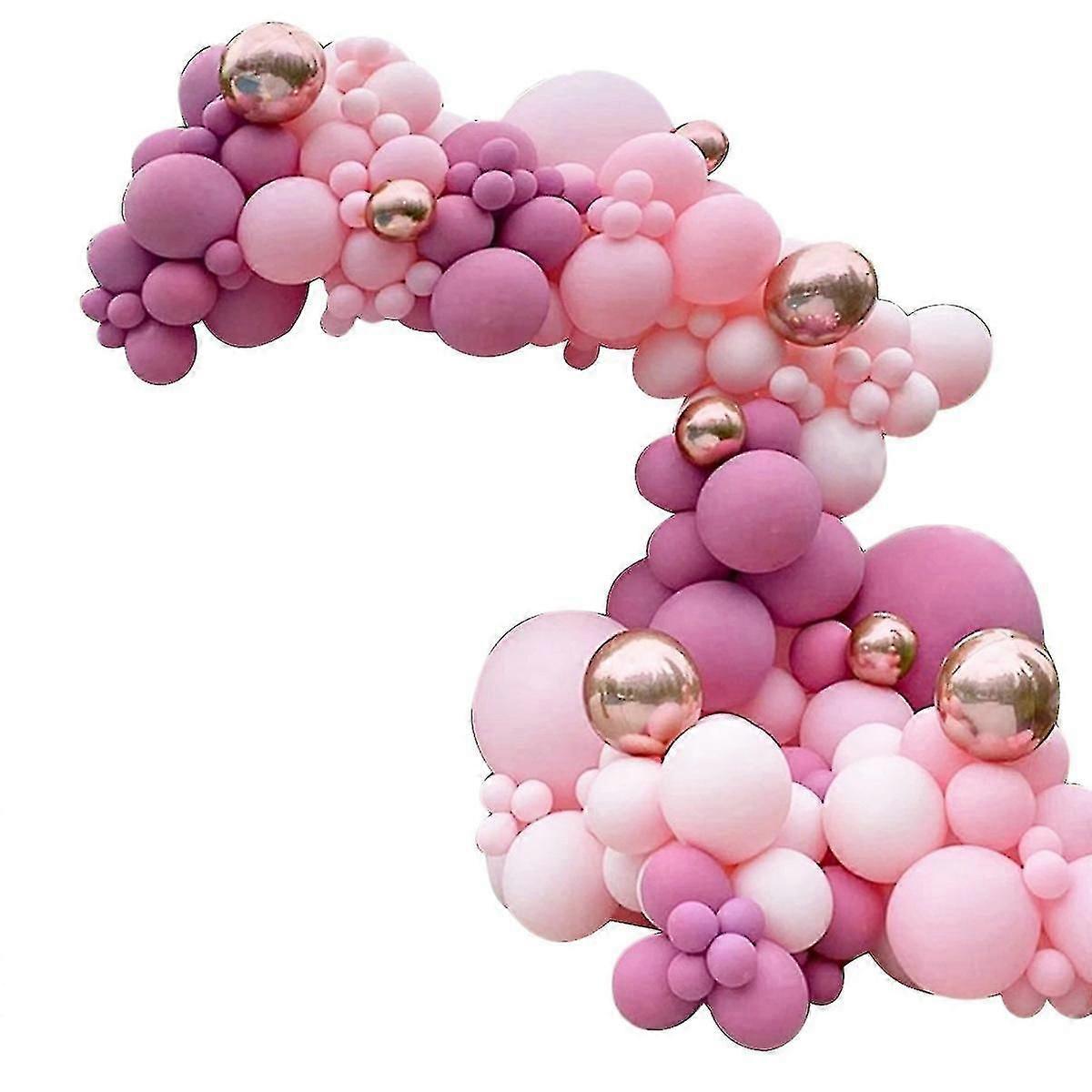 Balloon Arch Kit, 133pcs Pink Balloons Garland Kit