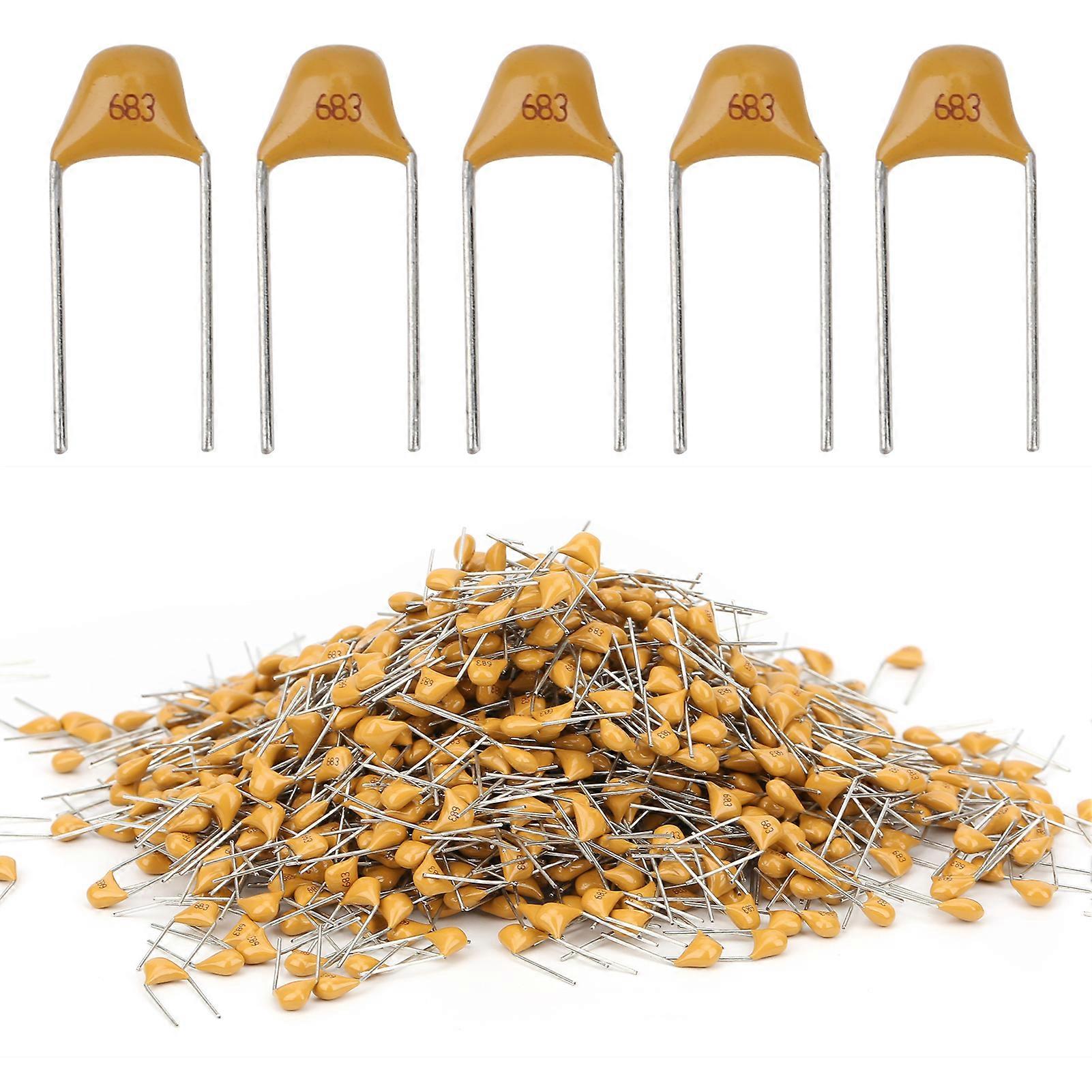 1000pcs Monolithic Capacitor 5.08MM 50V 683pF 10% Ceramic Capacitor Accessory