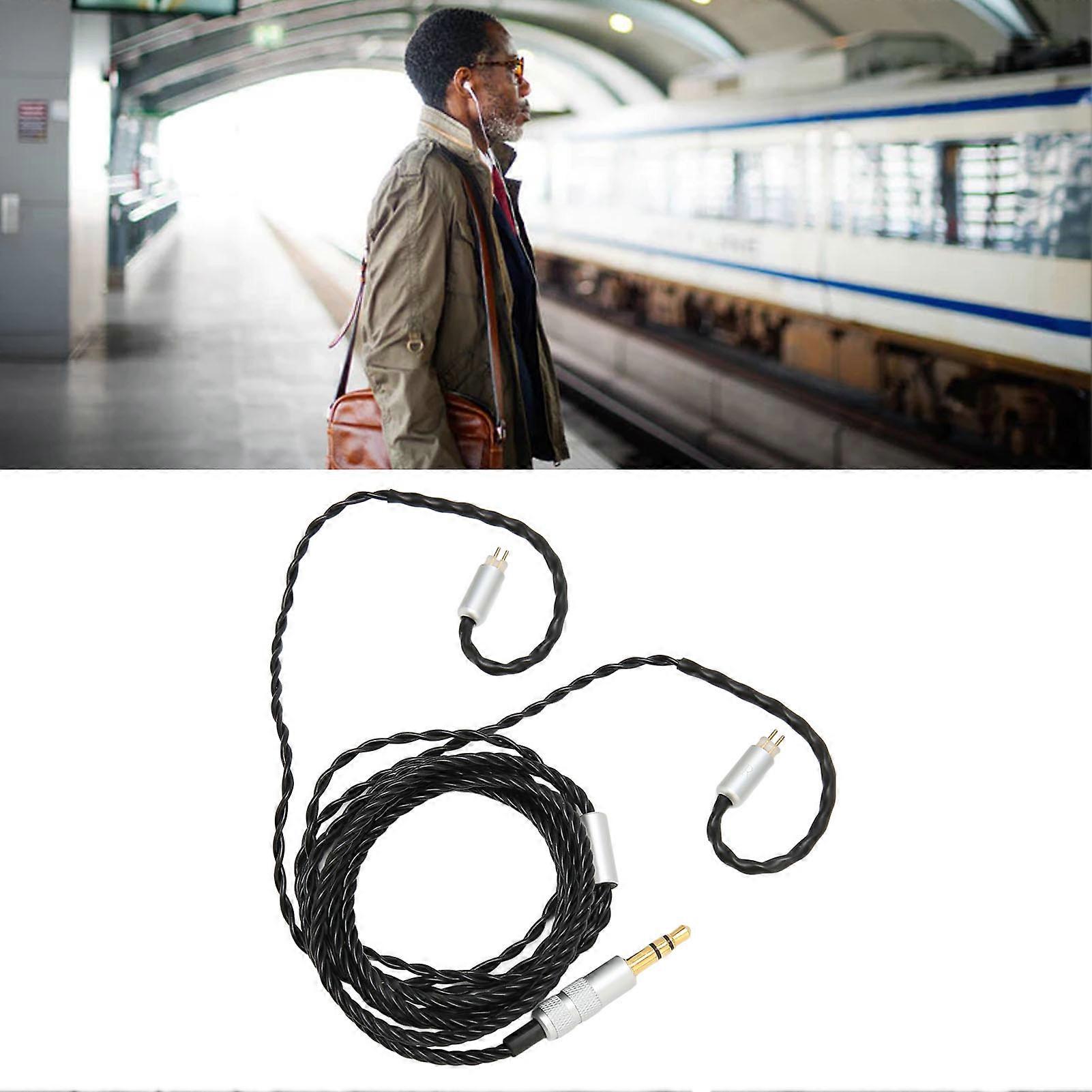 Earphone Upgrade Cable 2 Pin 0.78mm 3.5mm Plug OFC Core Replacement Earbuds Wire for AS10 AS06 ZST ZS3 ZS10 ES3 ES4 ZSR 