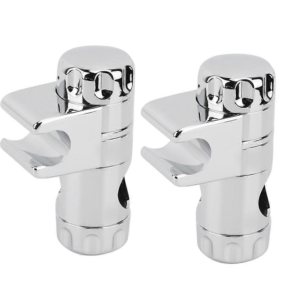 2pcs Chrom Plated Bathroom Shower Head Holder Adjuster Bracket