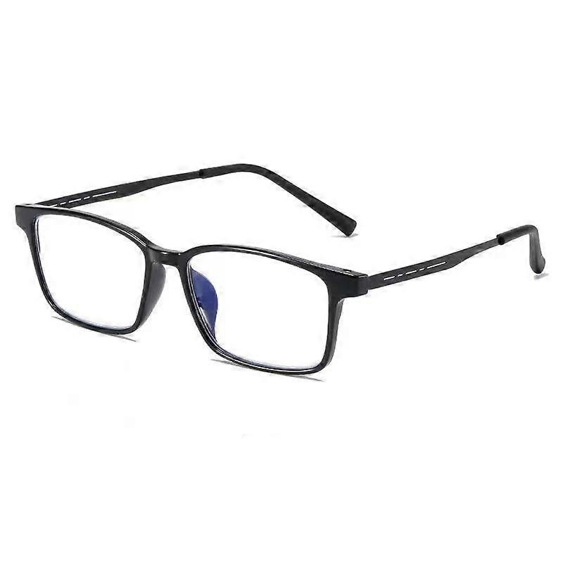 Men's Ultralight TR90 Frame Reading Glasses Titanium Alloy Anti Blue Light Business Eyewear Comfortable Far Sighted Eyeglasses