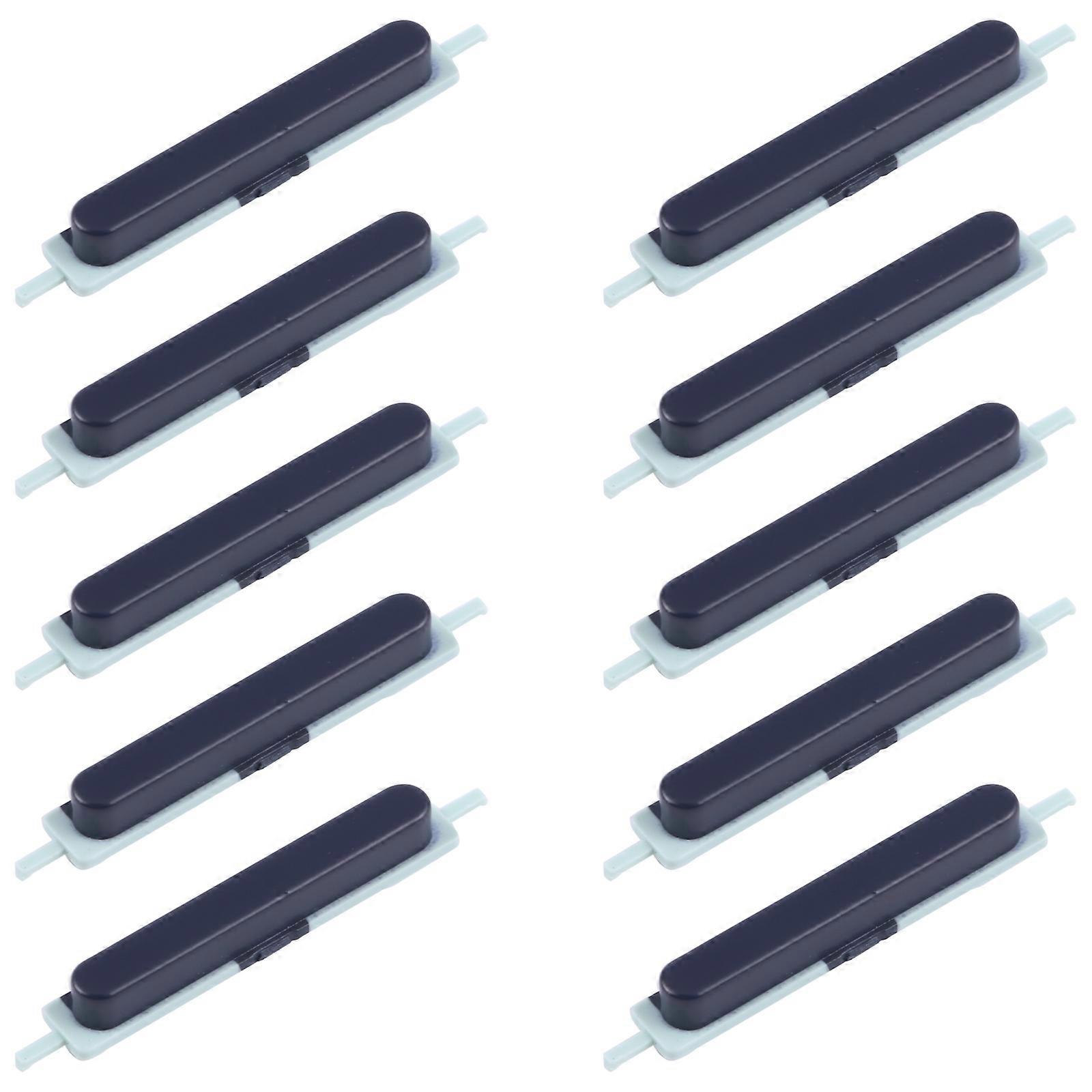 For Samsung Galaxy A15 4G SM-A155F 10pcs COMPATIBLE Power Button and Volume Control Button (Black)