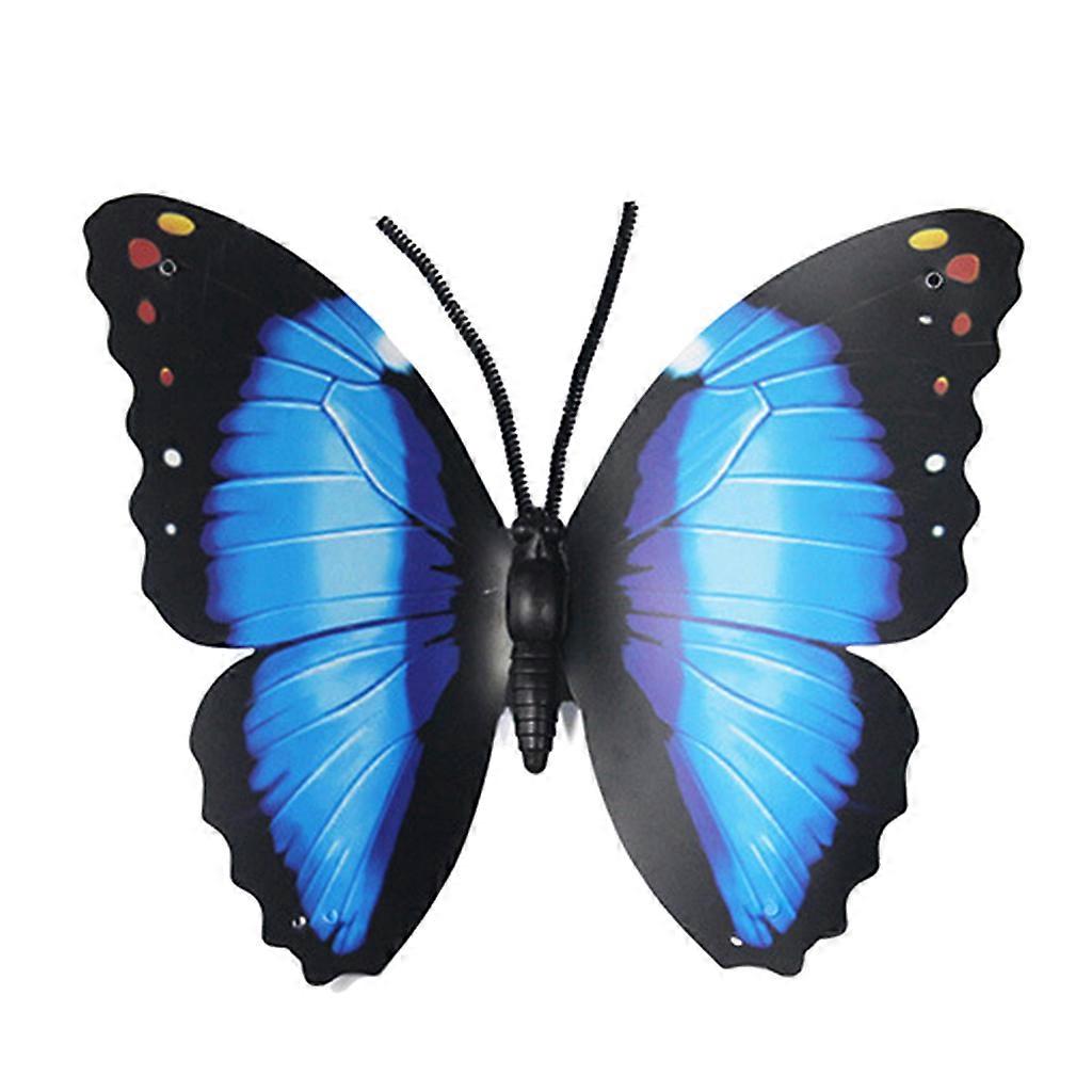 Simulation Artificial for Butterfly Decorations Garden Yard Lawn Patio Outdoor A Blue