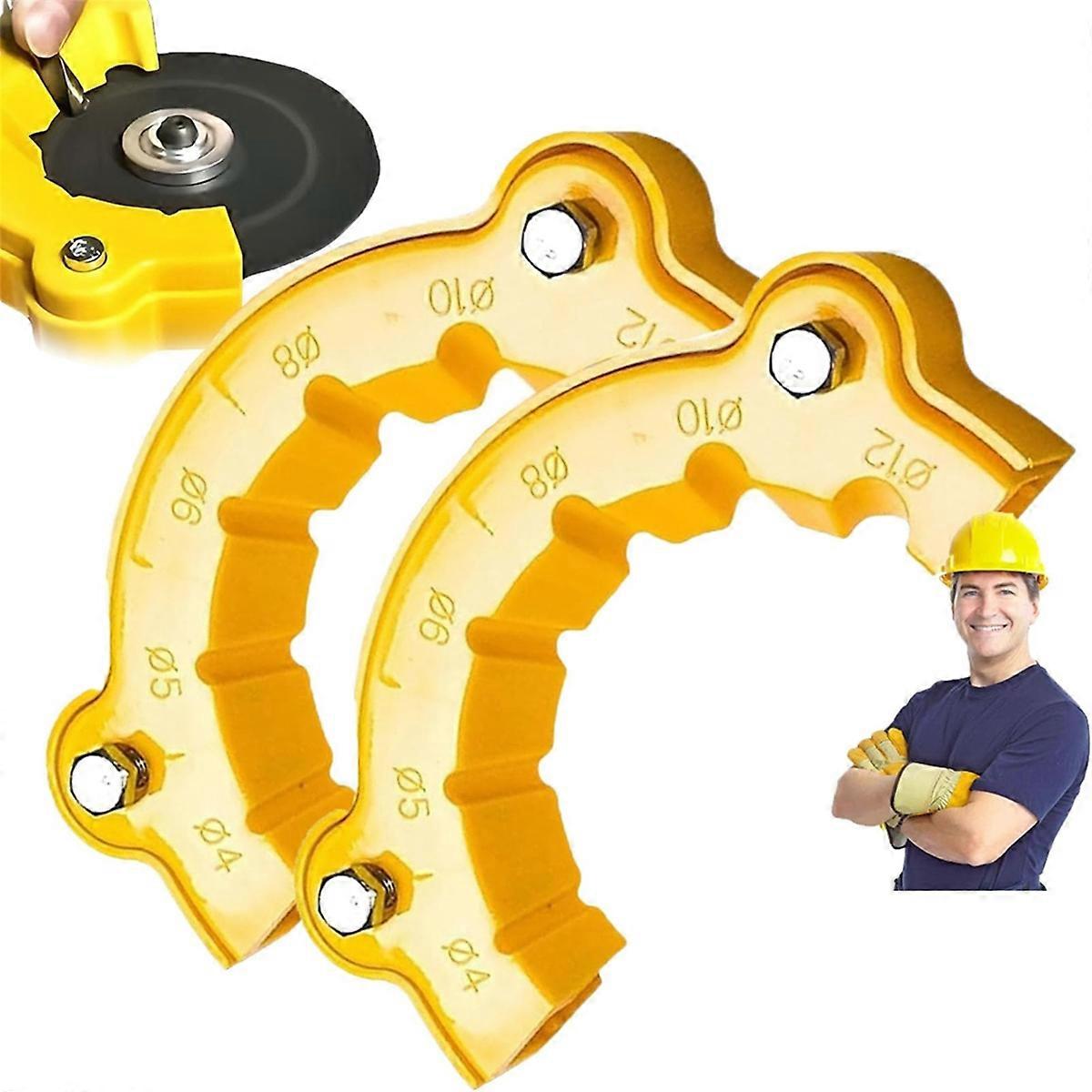 Drill Bit Sharpener, Angle Grinder Drill Bit Sharpener for All Bits, Drill Bit Grinding Attachment, Drill Bit Sharpening