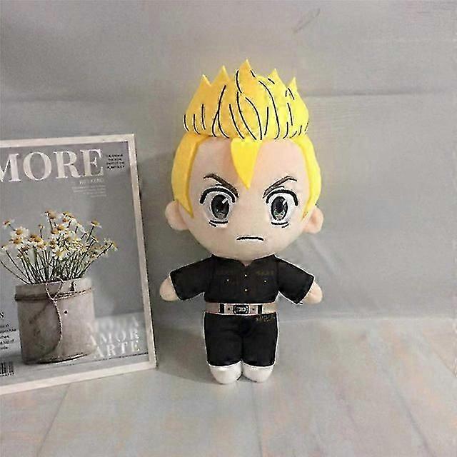 Tokyo Revengers Plush Doll Toy Baji Keisuke Matsuno Chifuyu Takashi Mikey Anime Cute Soft Stuffed Pillow Kids Gift 20cm