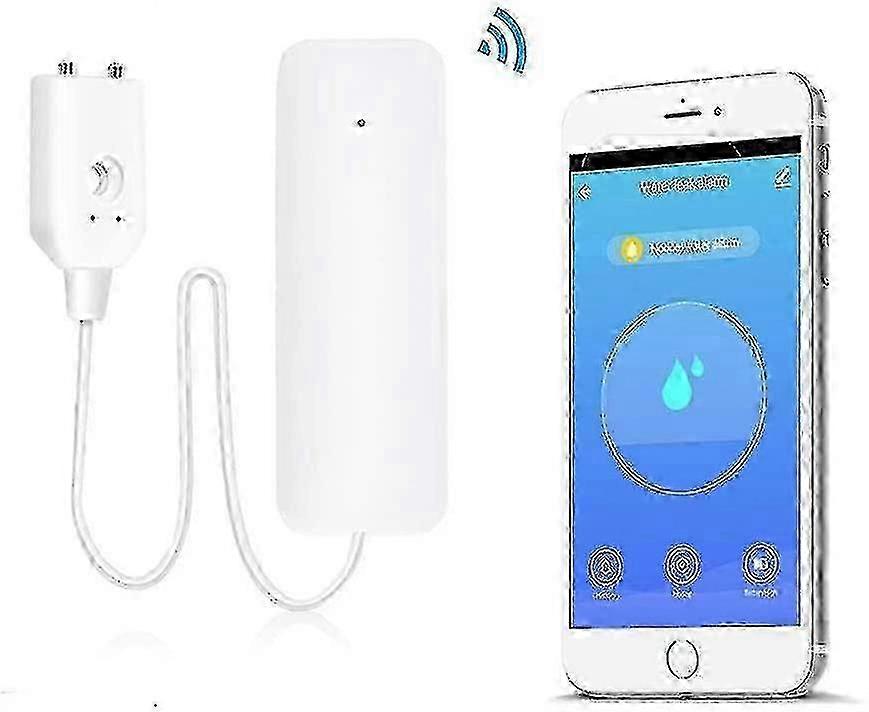 Water Leak Detector Wifi Alarm Works With Smart Life App Overflow Leak Alarm