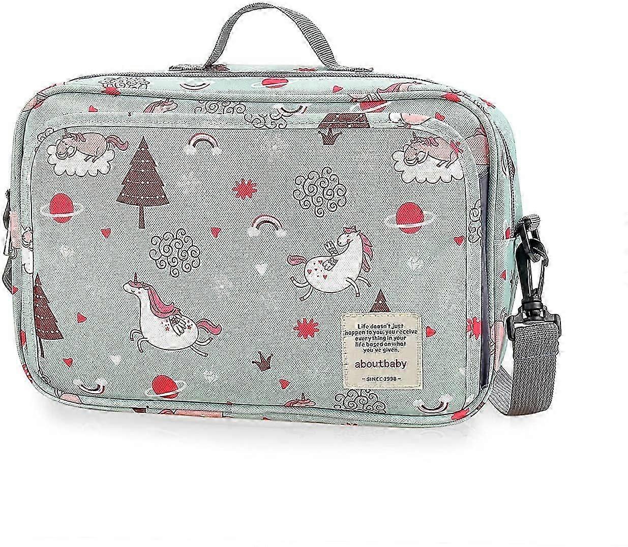 Pram Buggy Bag Organiser & Stroller Organiser,Large Stroller Storage with Deep Cup Holder(Green)